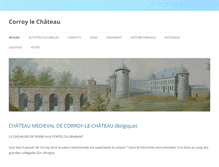 Tablet Screenshot of corroy-le-chateau.com